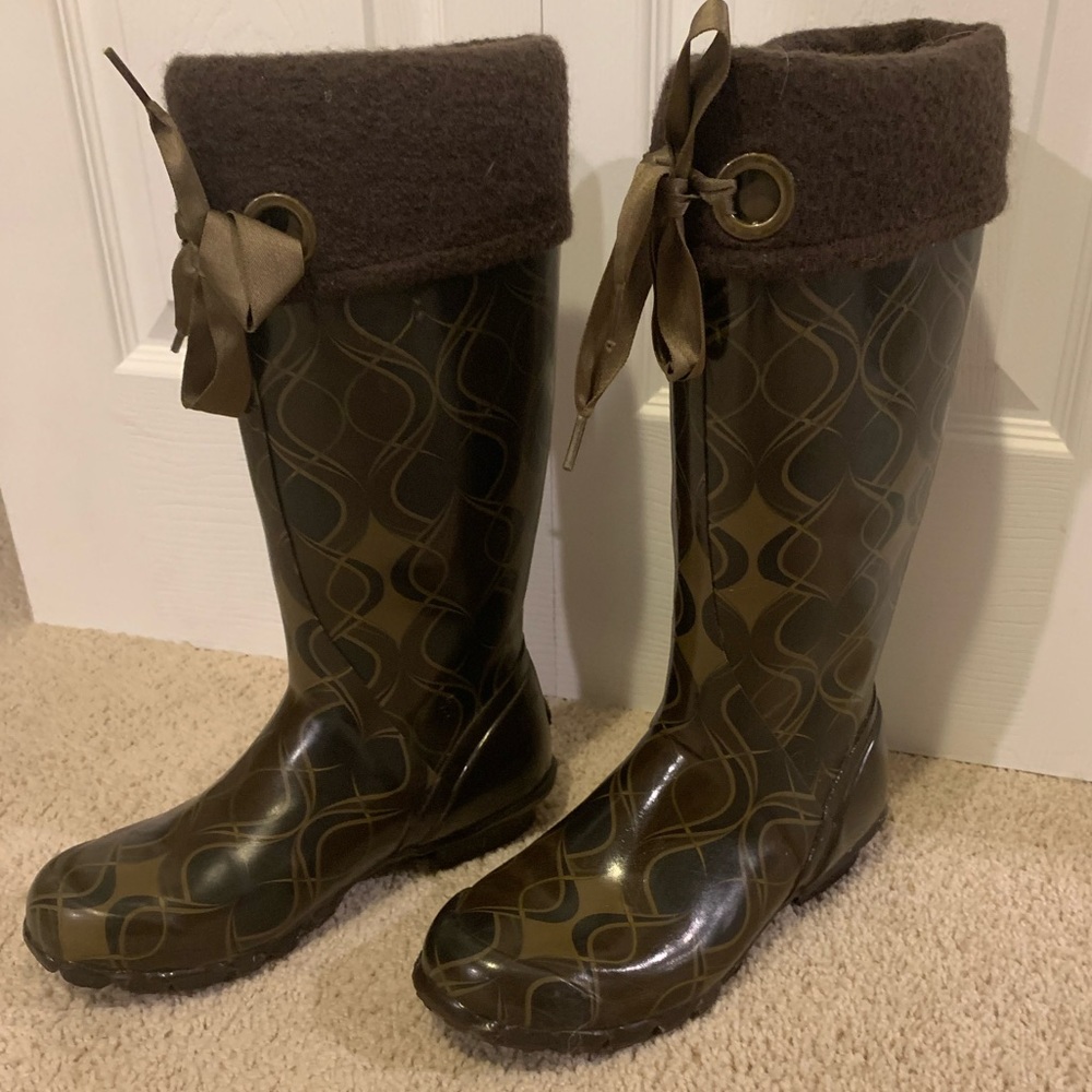 Womens Bog Alex Swirl Boots, Like New, Size 38, Fits Size 7, Waterproof